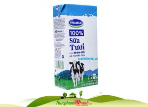 Sữa tươi tiệt trùng không đường - hộp 1 lít