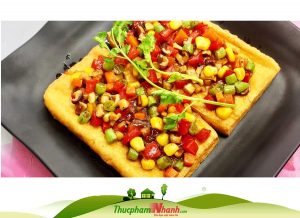 Đậu hủ chiên miếng to