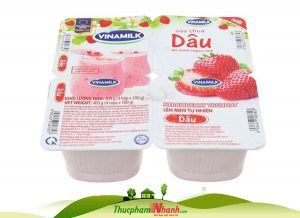 Sữa chua vinamilk dâu hộp 100g
